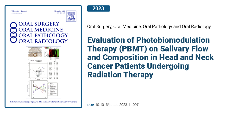 Evaluation of Photobiomodulation Therapy (PBMT) on Salivary Flow and Composition in Head and Neck Cancer Patients Undergoing Radiation Therapy
