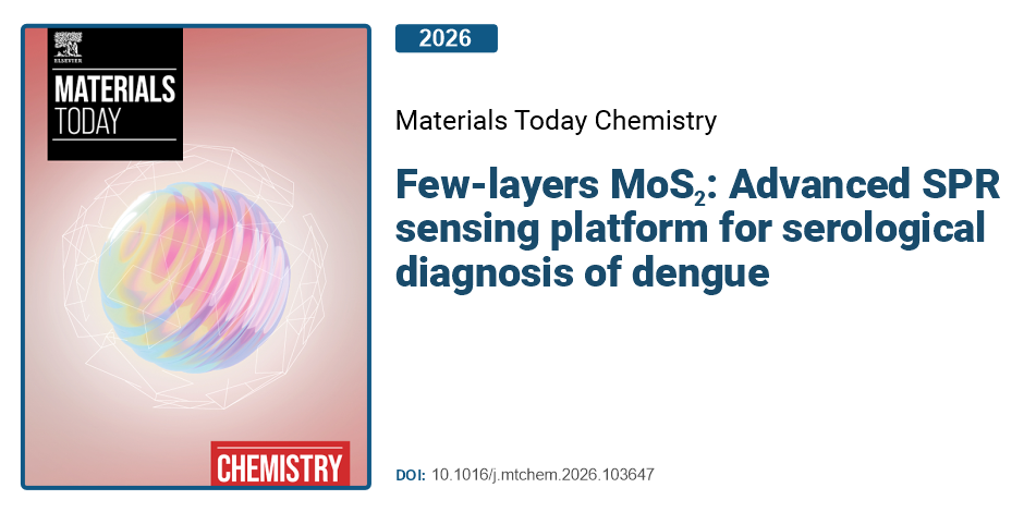 Few-layers MoS2: Advanced SPR sensing platform for serological diagnosis of dengue